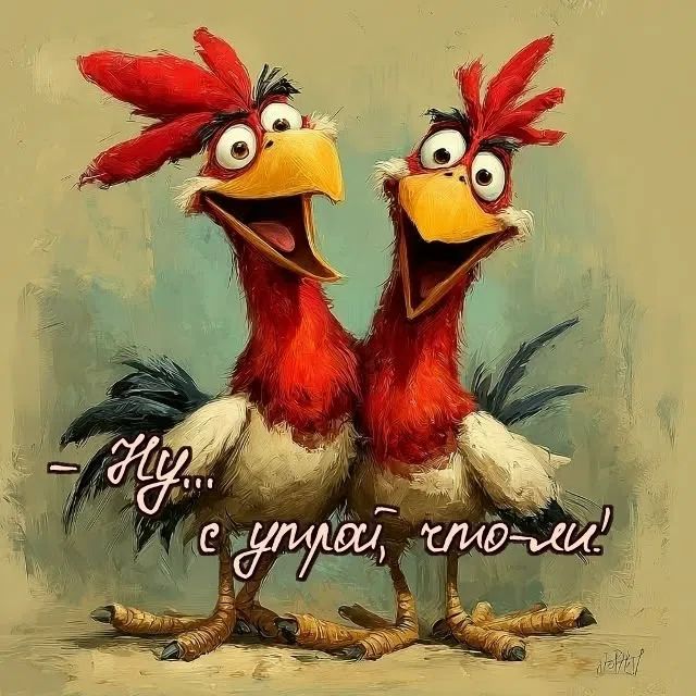 Ну... с утром, что-ли!