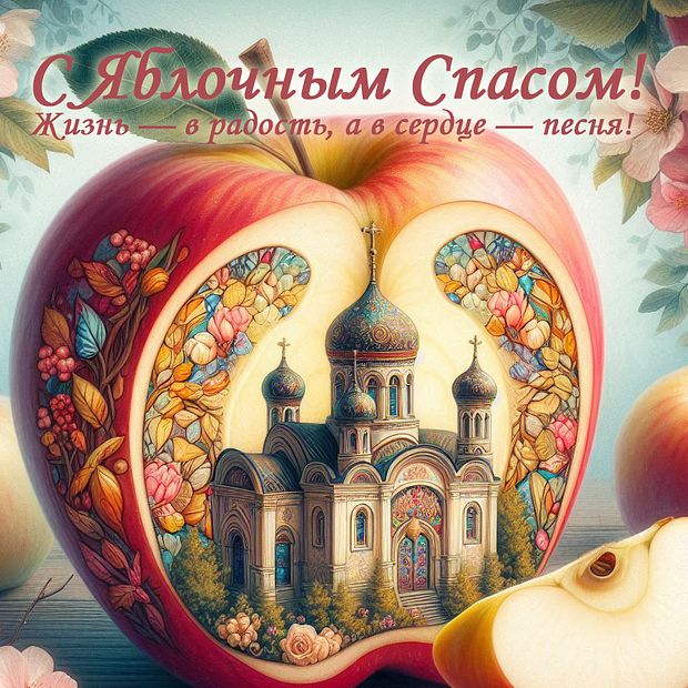 С Яблочным Спасом! Жизнь — в радость, а в сердце — песня!
