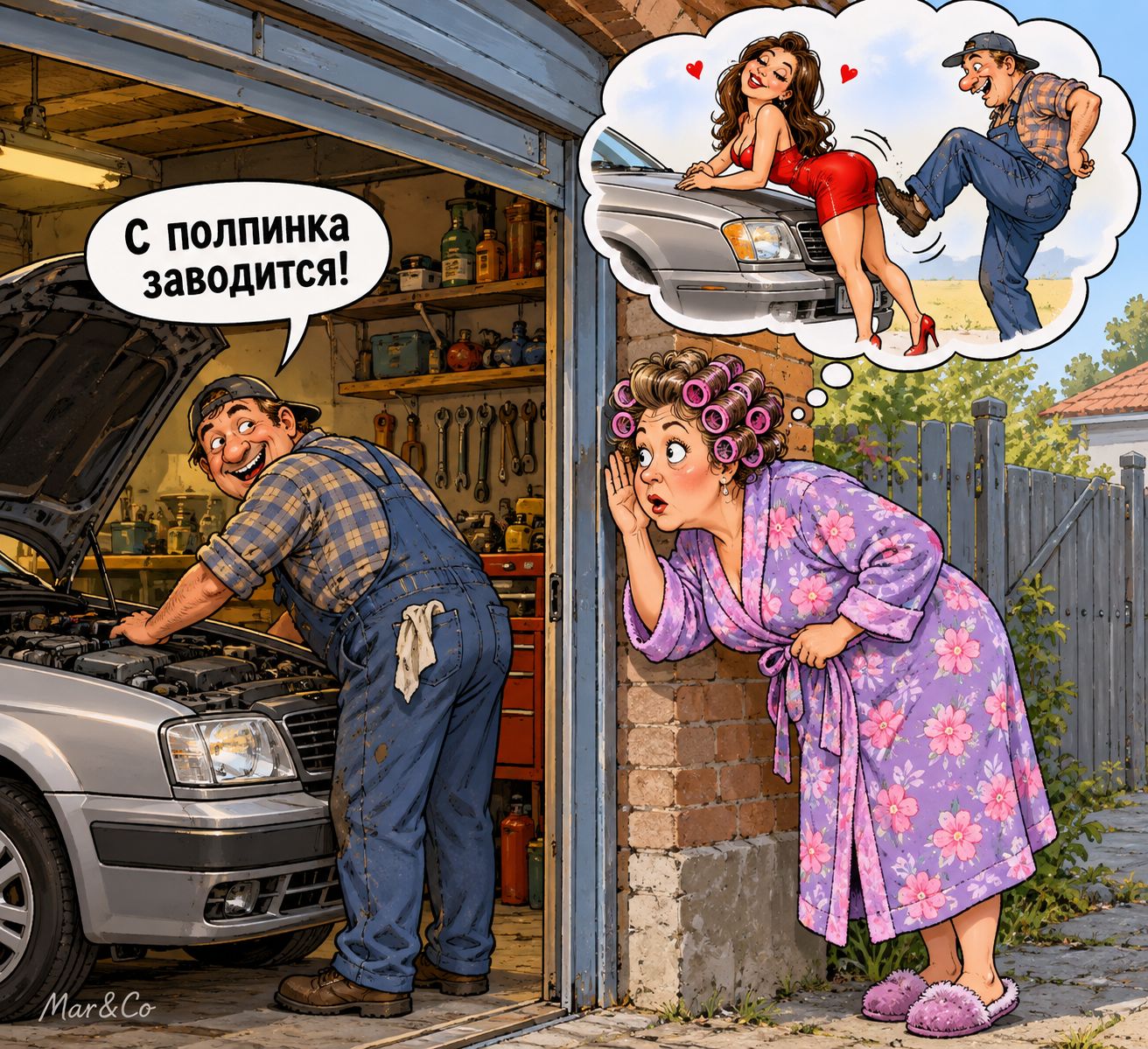 С полпинка заводится!