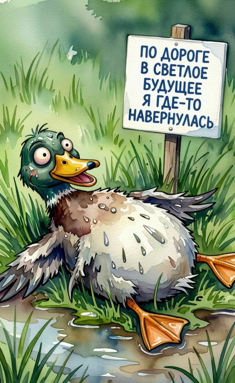 ПО ДОРОГЕ В СВЕТЛОЕ БУДУЩЕЕ Я ГДЕ-ТО НАВЕРНУЛАСЬ