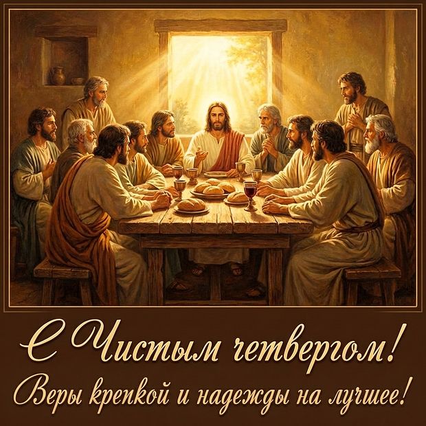 С Чистым четвергом! ВЕРЫ КРЕПКОЙ И НАДЕЖДЫ НА ЛУЧШЕЕ!