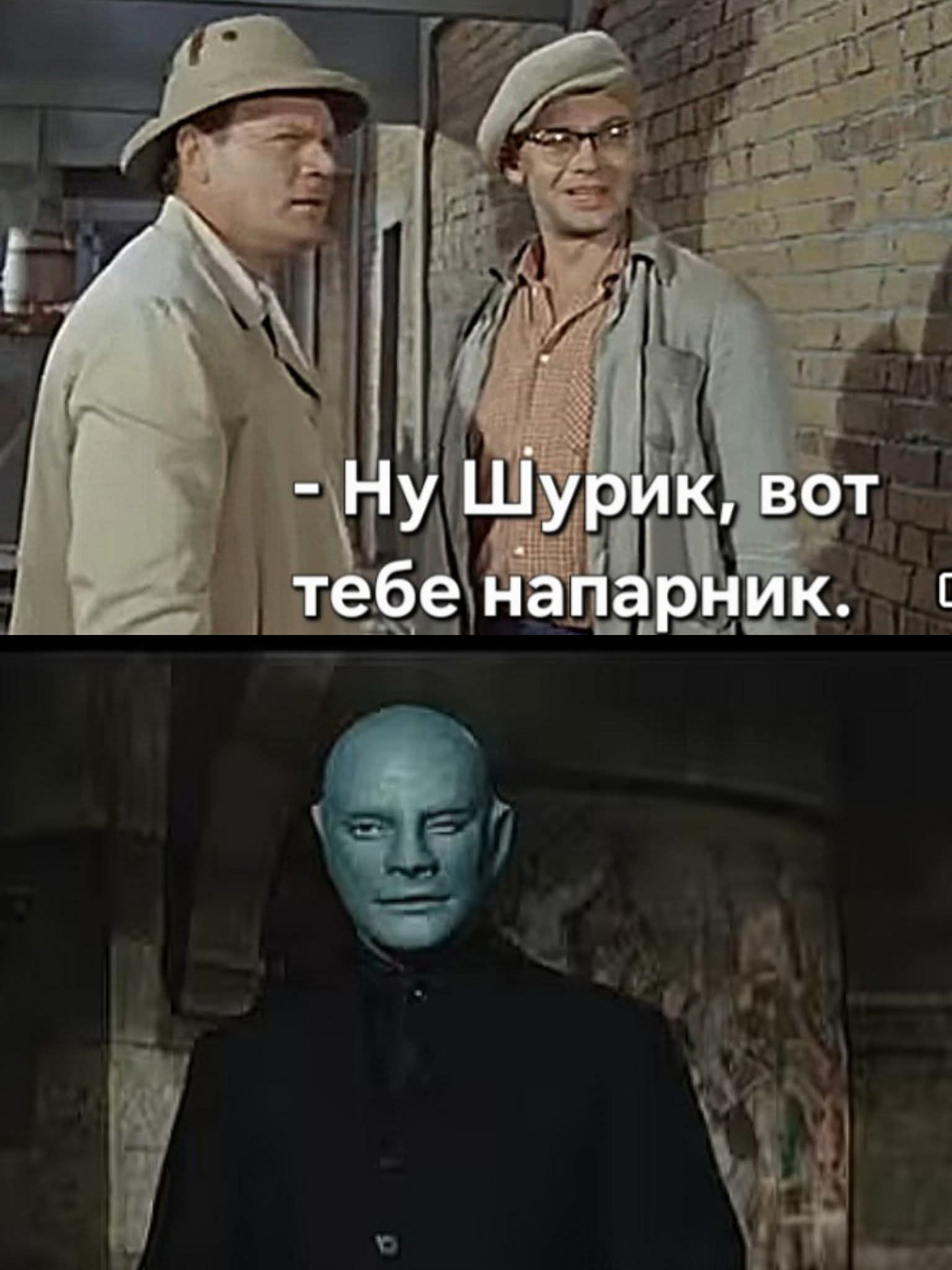 Ну Шурик, вот тебе напарник.