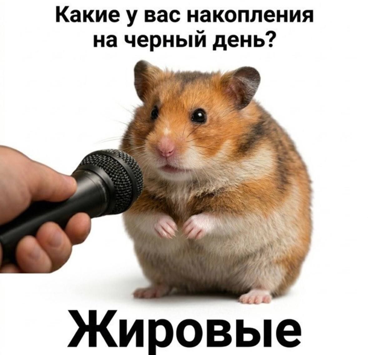 Какие у вас накопления на черный день? Жировые