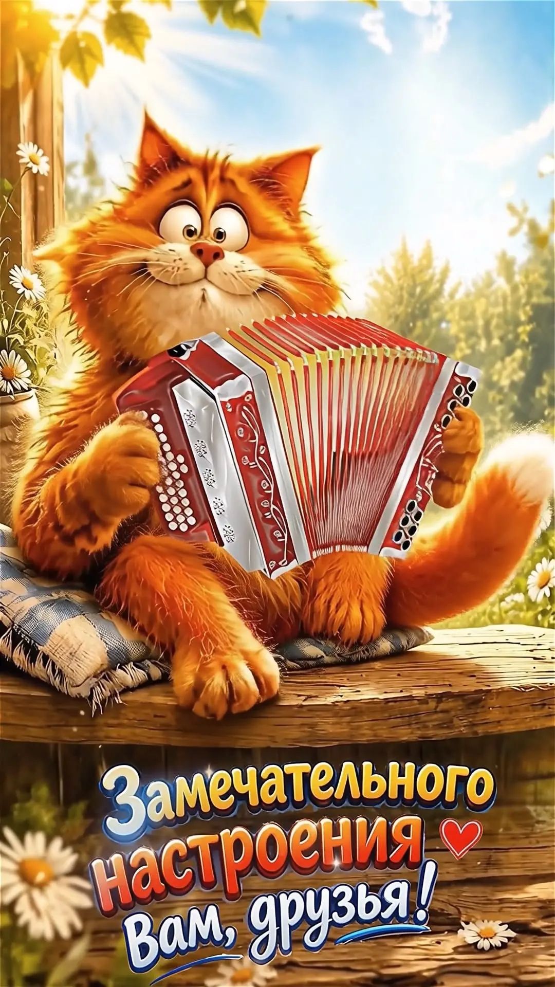 Замечательного настроения Вам, друзья!