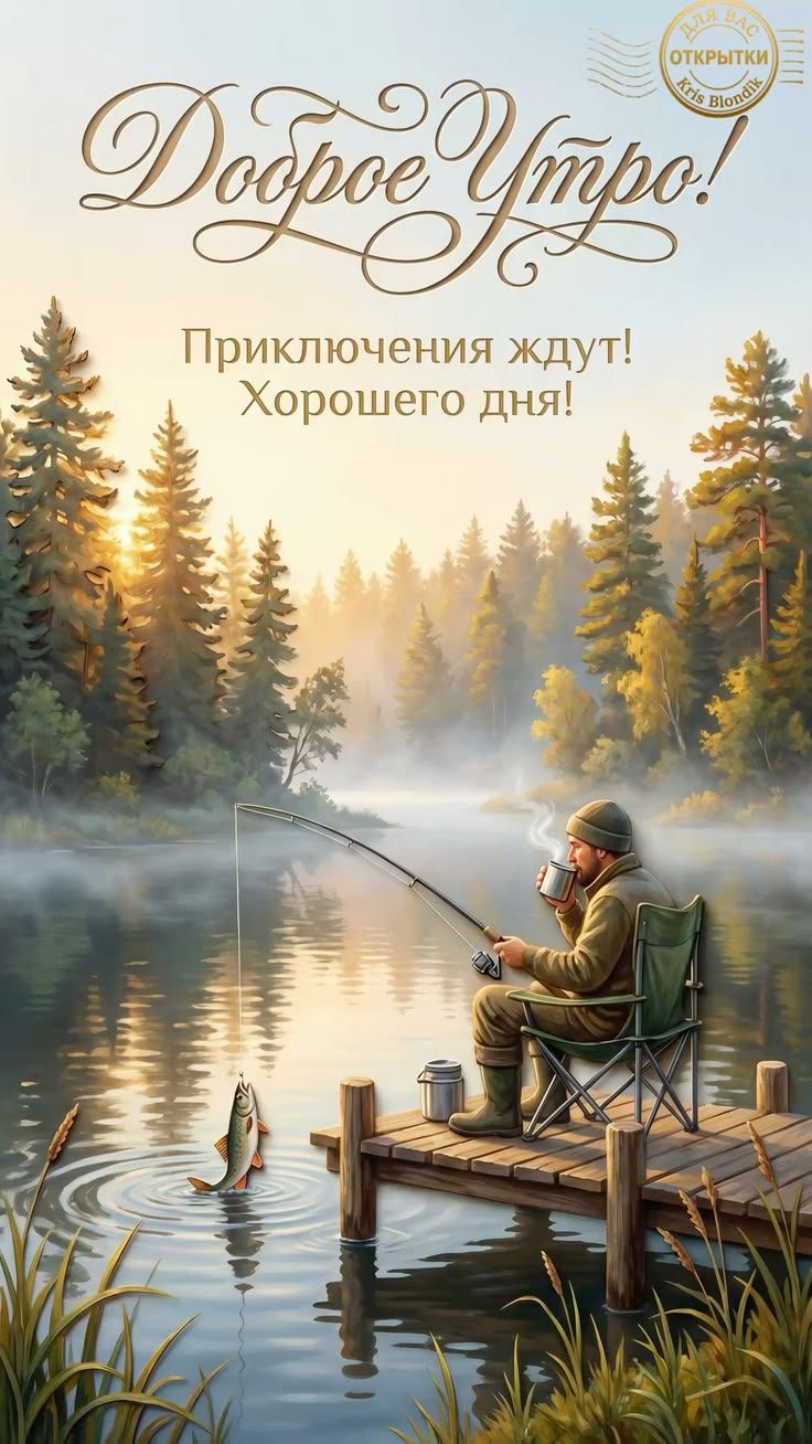Доброе Утро! Приключения ждут! Хорошего дня! ДЛЯ ВАС ОТКРЫТКИ Kris Blondik