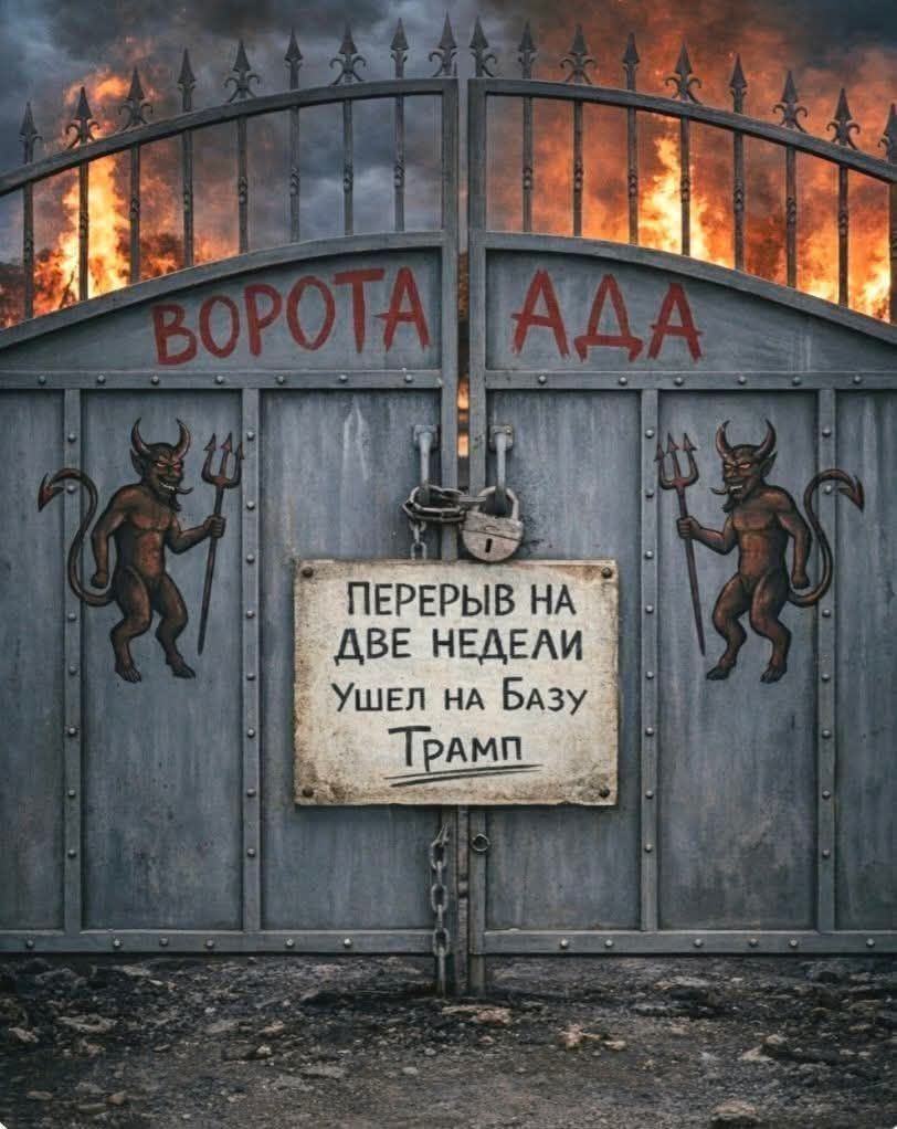 ВОРОТА АДА ПЕРЕРЫВ НА ДВЕ НЕДЕЛИ УШЕЛ НА БАЗУ ТРАМП