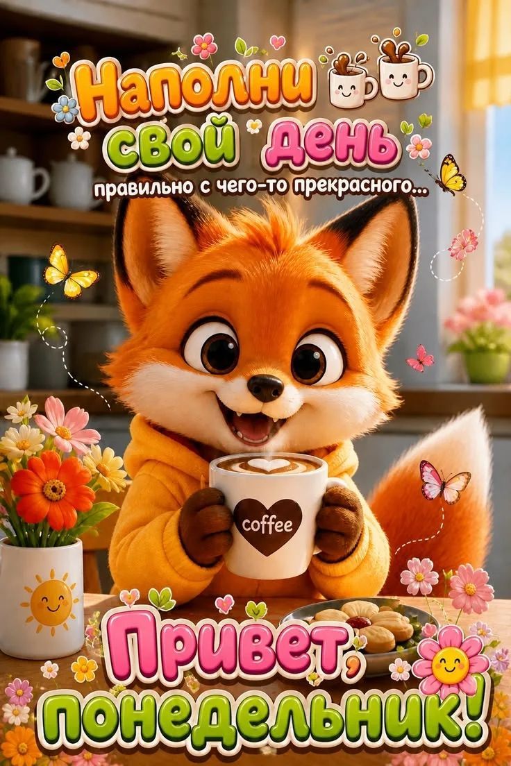 Наполни свой день правильно с чего-то прекрасного... coffee Привет, понедельник!