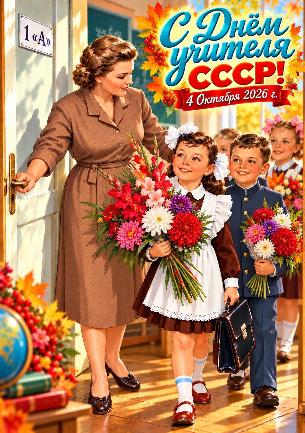 1 «А» С Днём учителя СССР! 4 Октября 2026 г.