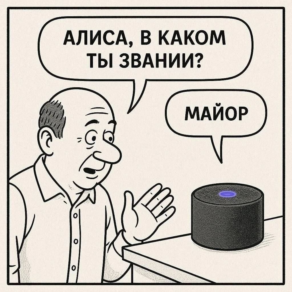АЛИСА, В КАКОМ ТЫ ЗВАНИИ? МАЙОР