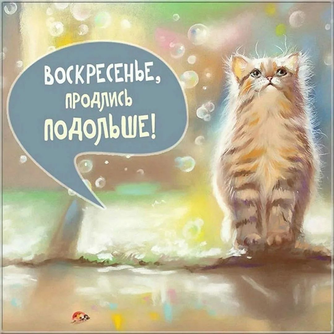 ВОСКРЕСЕНЬЕ, ПРОДЛИСЬ ПОДОЛЬШЕ!