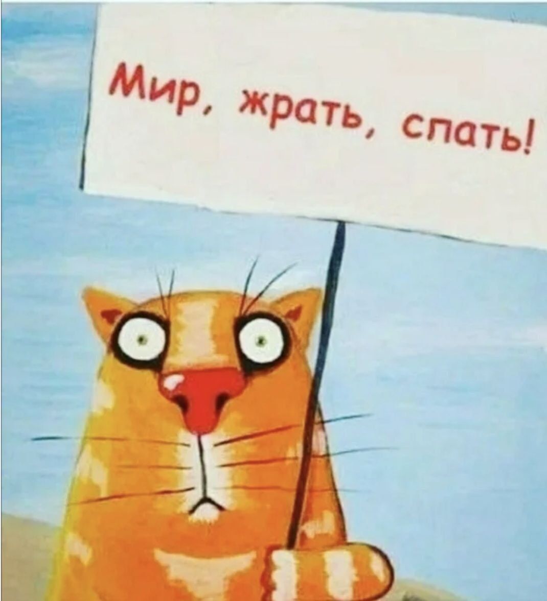 Мир, жрать, спать!