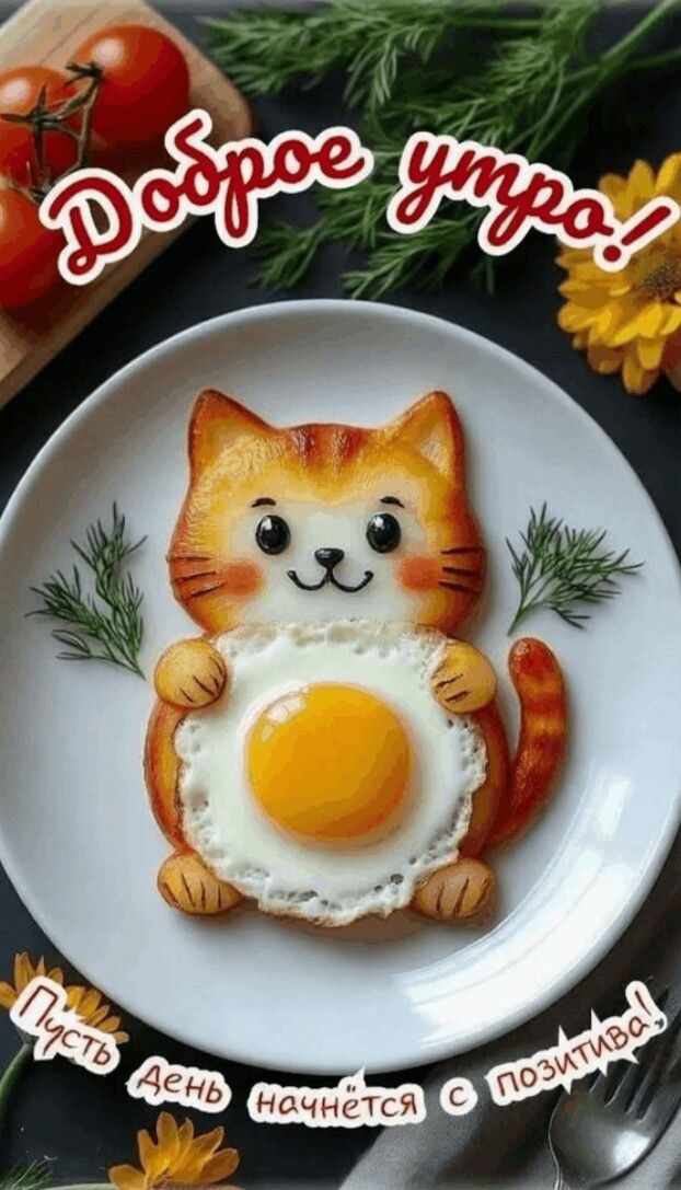 Доброе утро! Пусть день начнётся с позитива!