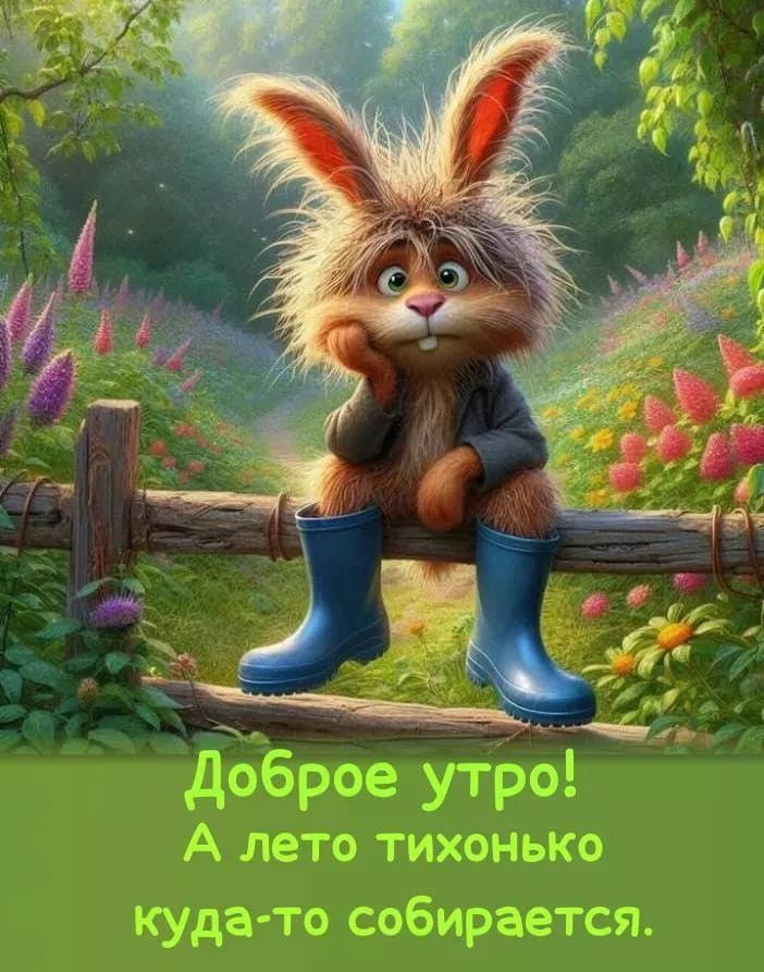 Доброе утро! А лето тихонько куда-то собирается.