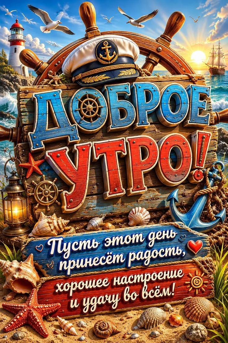 ДОБРОЕ УТРО! Пусть этот день принесёт радость, хорошее настроение и удачу во всём!