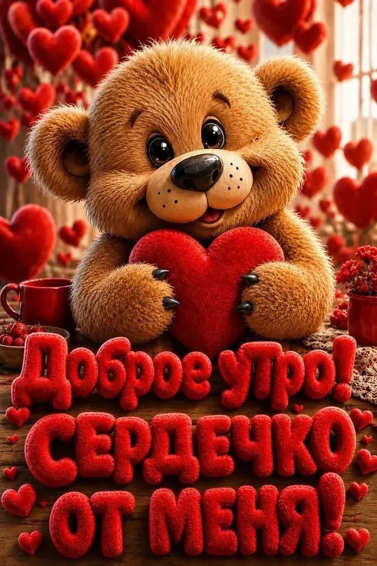 Доброе утро! Сердечко от меня!