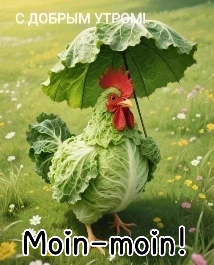 С ДОБРЫМ УТРОМ! Moin-moin!