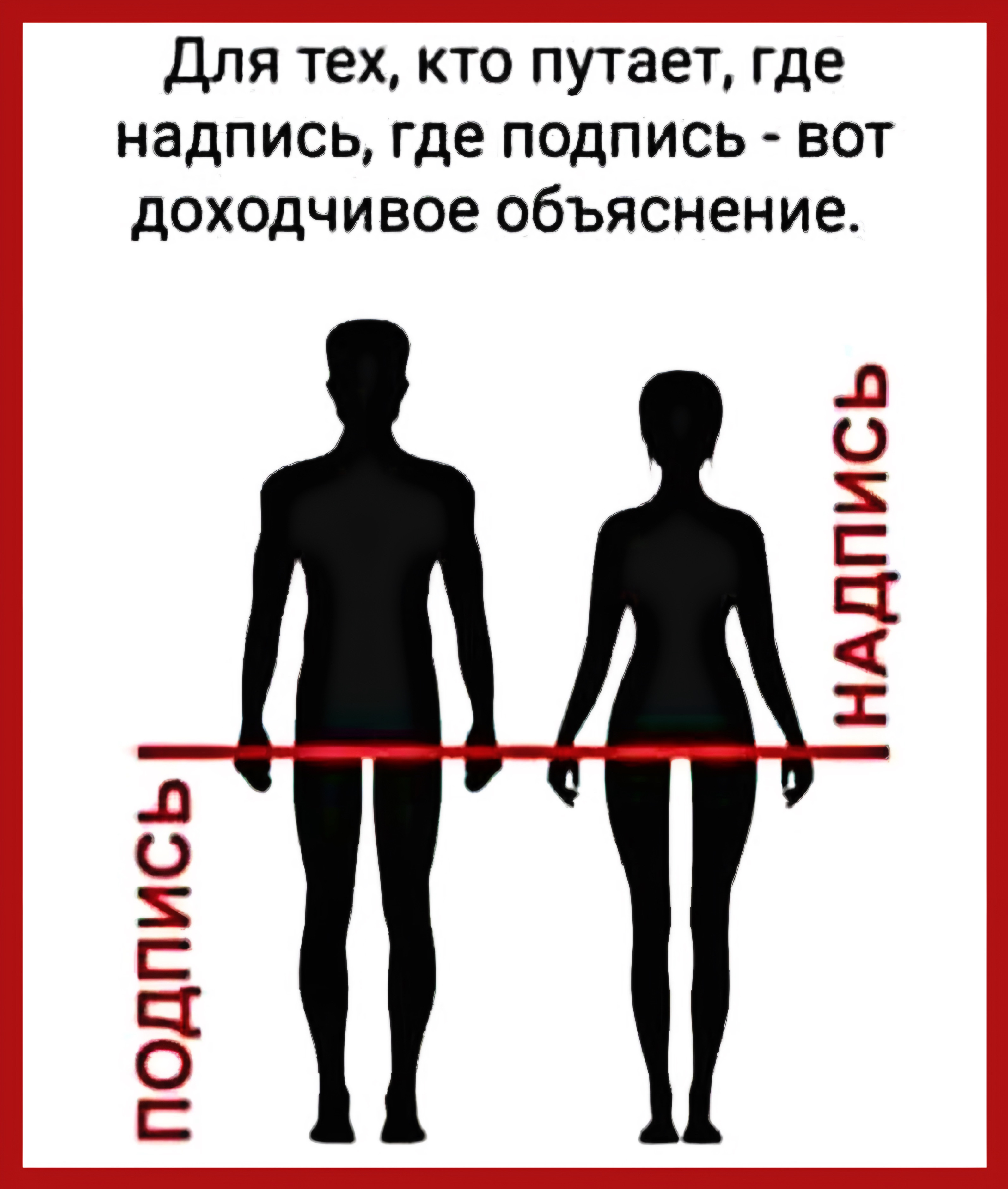 Для тех, кто путает, где надпись, где подпись - вот доходчивое объяснение. Подпись. Надпись.