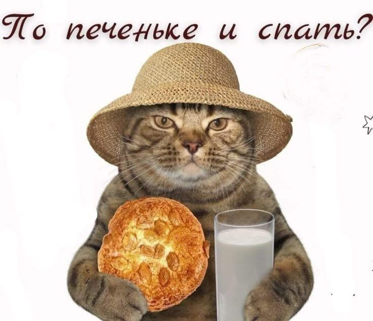 По печеньке и спать?