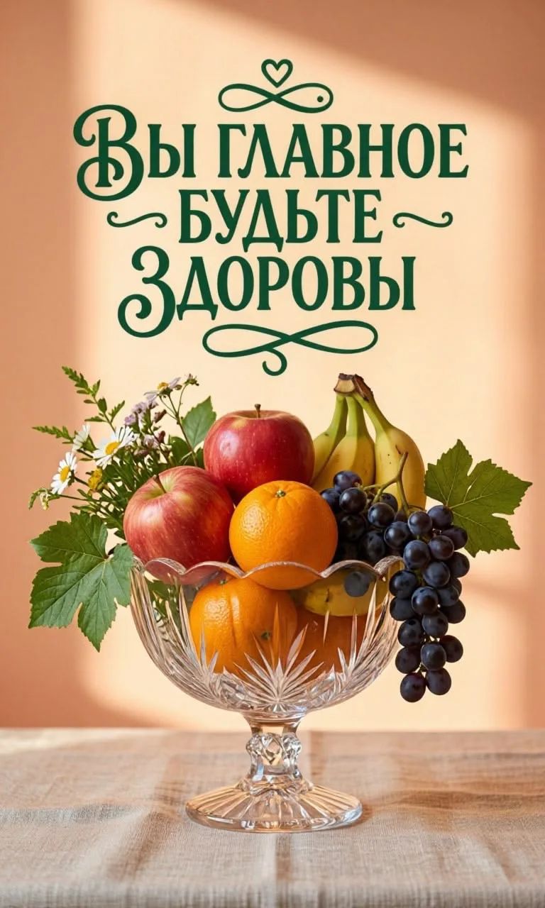 Вы главное будьте здоровы