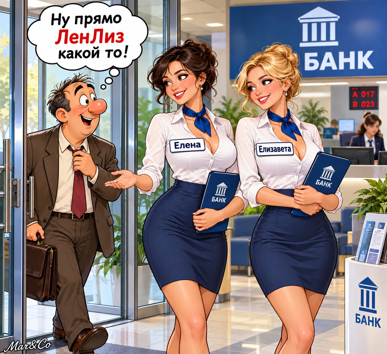 Ну прямо ЛенЛиз какой то! Елена Елизавета БАНК БАНК Mar&Co