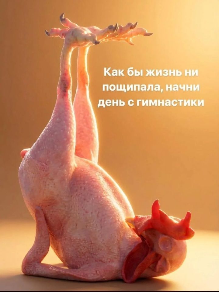 Как бы жизнь ни пощипала, начни день с гимнастики