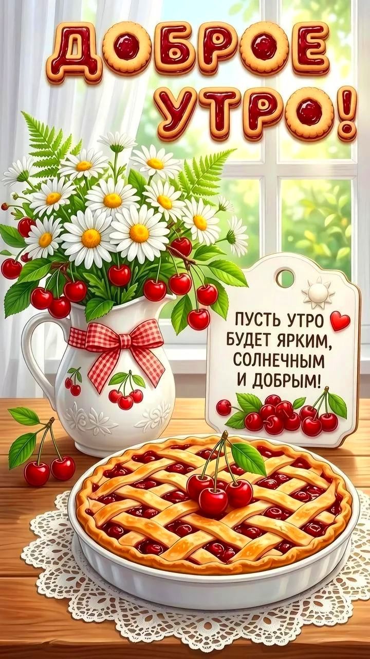 ДОБРОЕ УТРО! ПУСТЬ УТРО БУДЕТ ЯРКИМ, СОЛНЕЧНЫМ И ДОБРЫМ!