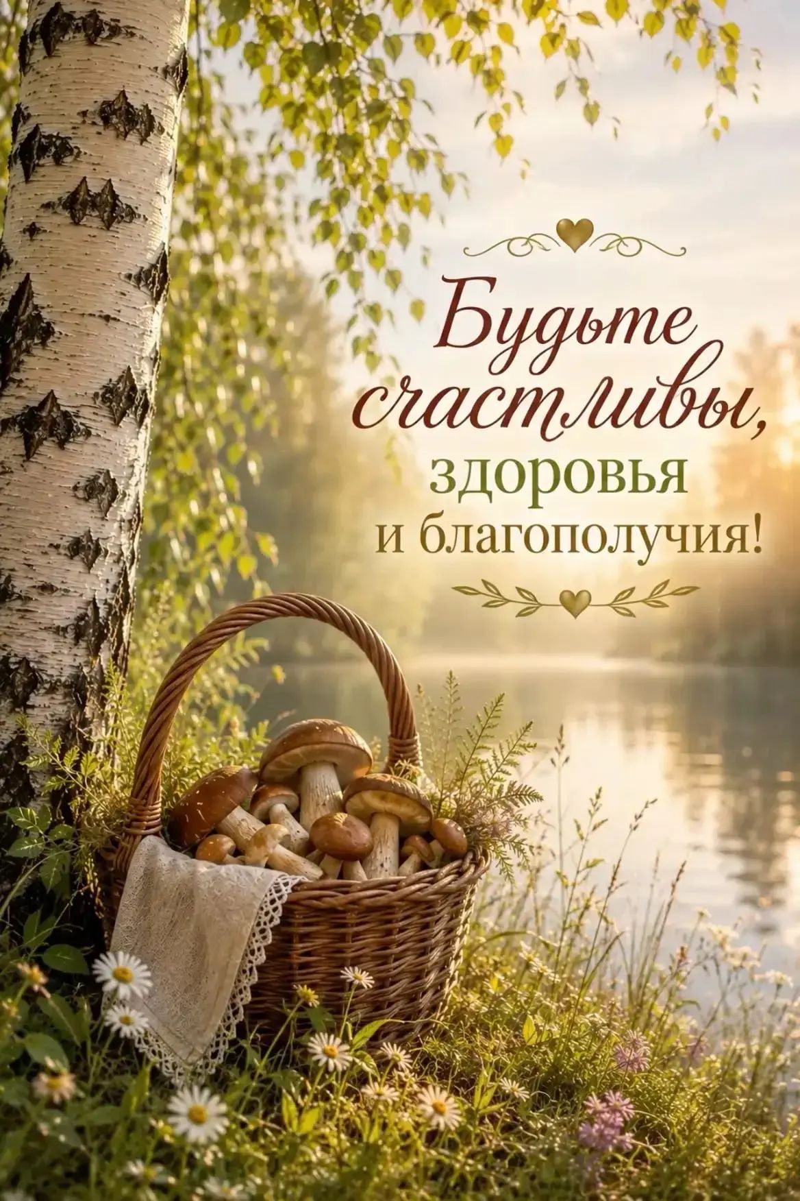 Будьте счастливы, здоровья и благополучия!
