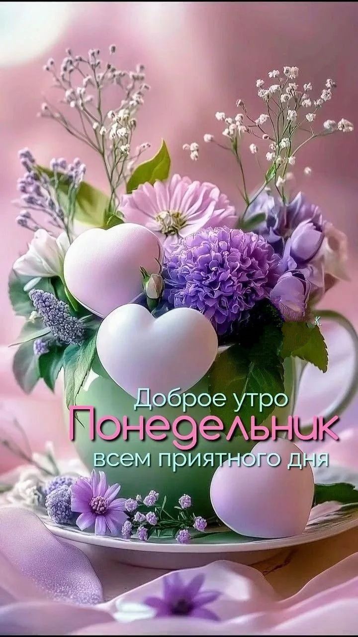 Доброе утро Понедельник всем приятного дня