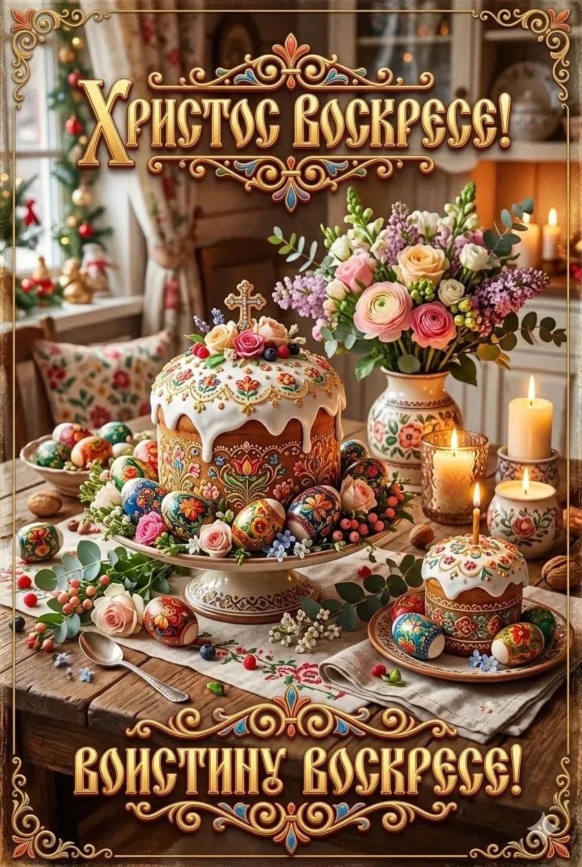 ХРИСТОС ВОСКРЕСЕ! ВОИСТИНУ ВОСКРЕСЕ!