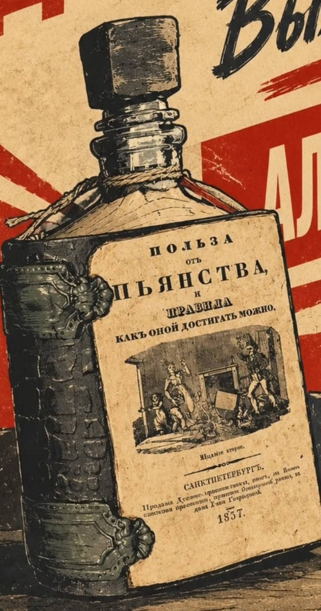 ПОЛЬЗА отъ ПЬЯНСТВА, и ПРАВИЛА КАКЪ ОНОЙ ДОСТИГАТЬ МОЖНО. САНКТПЕТЕРБУРГЪ. 1857.