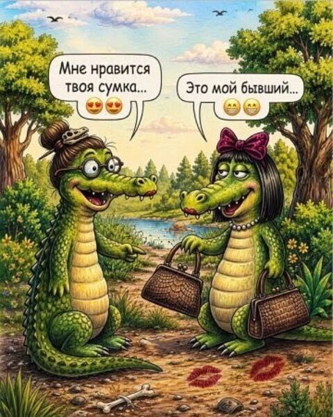 Мне нравится твоя сумка... Это мой бывший...
