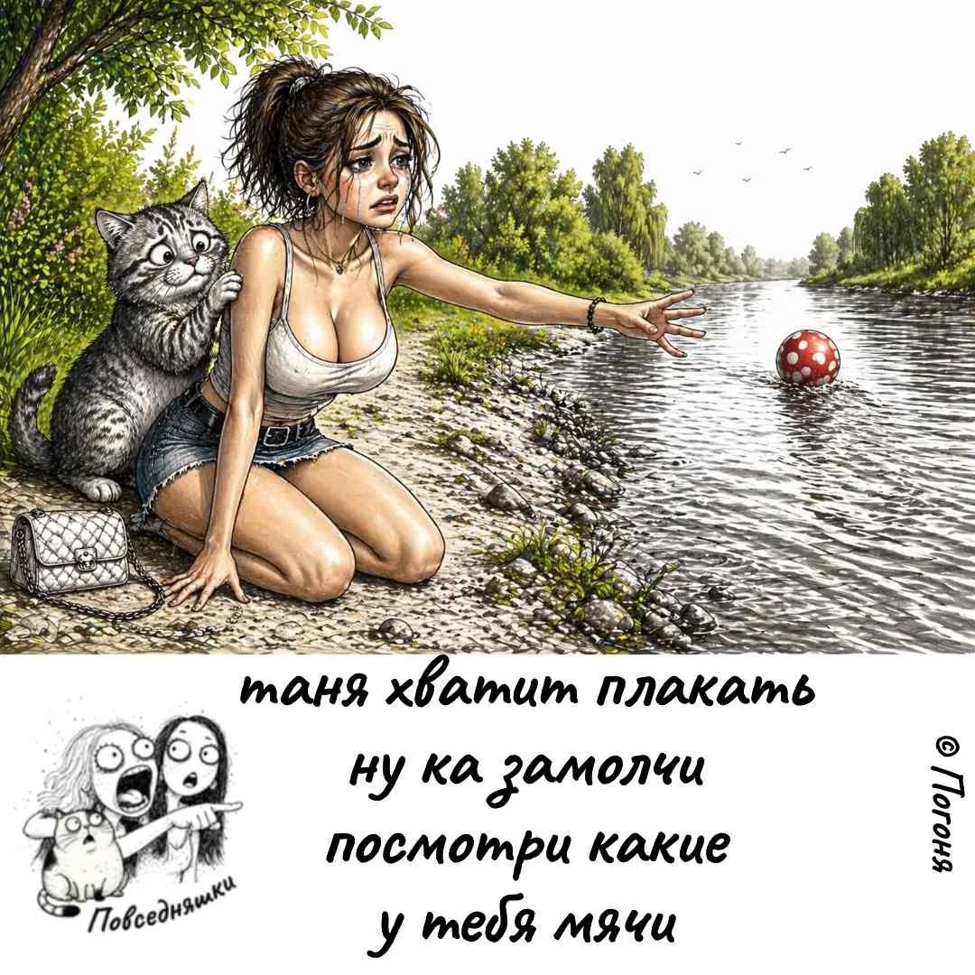 таня хватит плакать ну ка замолчи посмотри какие у тебя мячи