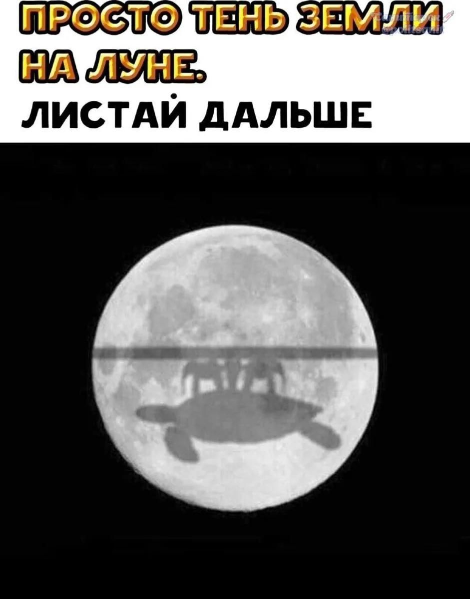 ПРОСТО ТЕНЬ ЗЕМЛИ НА ЛУНЕ. ЛИСТАЙ ДАЛЬШЕ