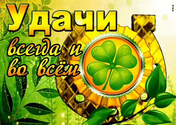 Удачи всегда и во всём