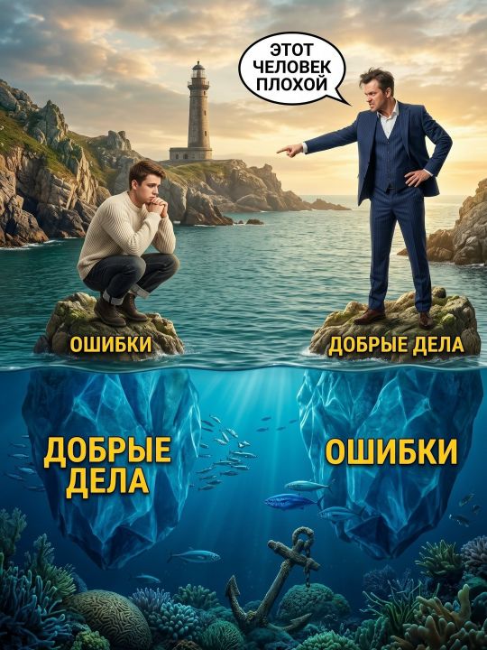 этот человек плохой ошибки добрые дела добрые дела ошибки