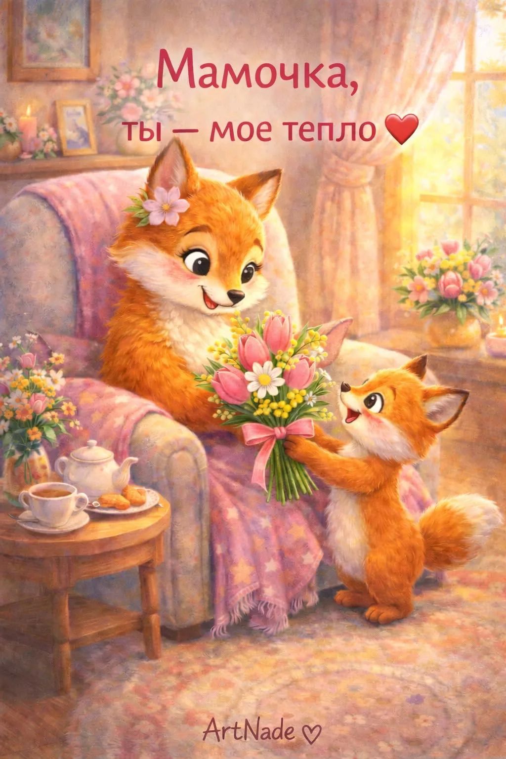 Мамочка, ты — мое тепло
