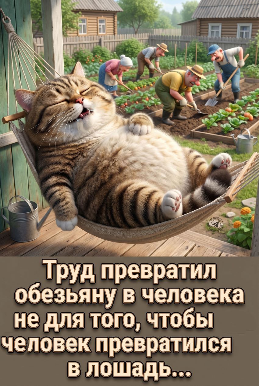 Труд превратил обезьяну в человека не для того, чтобы человек превратился в лошадь...
