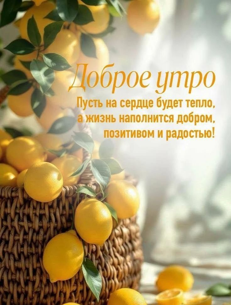 Доброе утро. Пусть на сердце будет тепло, а жизнь наполнится добром, позитивом и радостью!