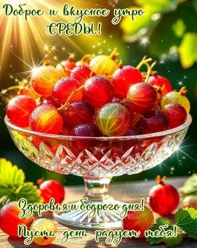 Доброе и вкусное утро СРЕДЫ! Здоровья и бодрого дня! Пусть день радует тебя!