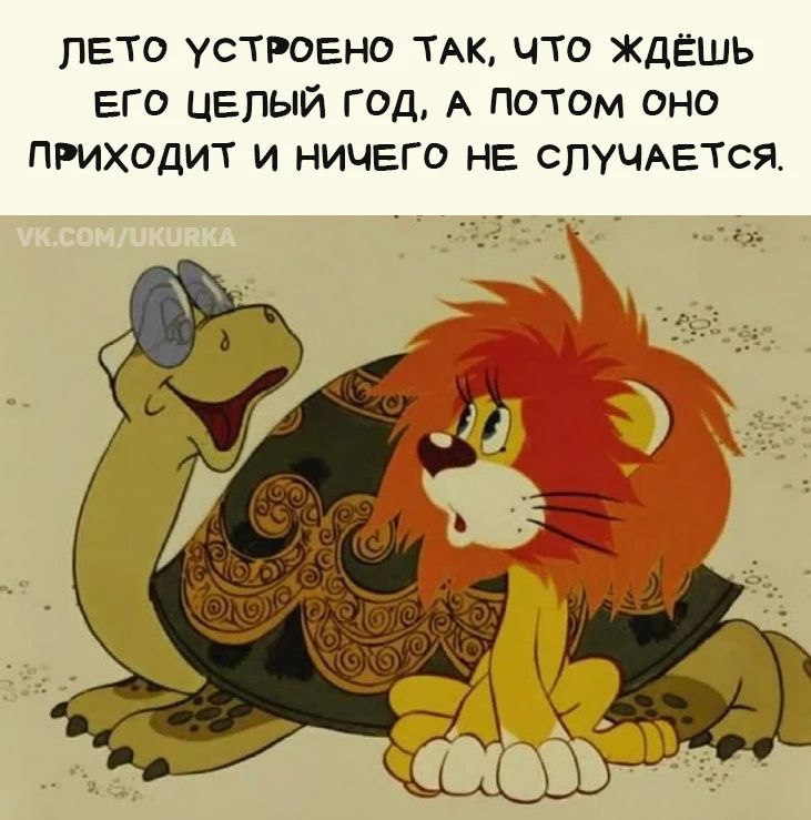 ЛЕТО УСТРОЕНО ТАК, ЧТО ЖДЁШЬ ЕГО ЦЕЛЫЙ ГОД, А ПОТОМ ОНО ПРИХОДИТ И НИЧЕГО НЕ СЛУЧАЕТСЯ.