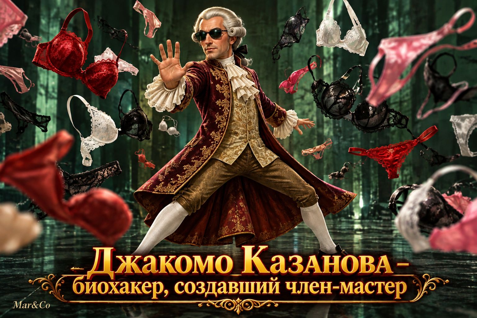 Джакомо Казанова - биохакер, создавший член-мастер Mar&Co