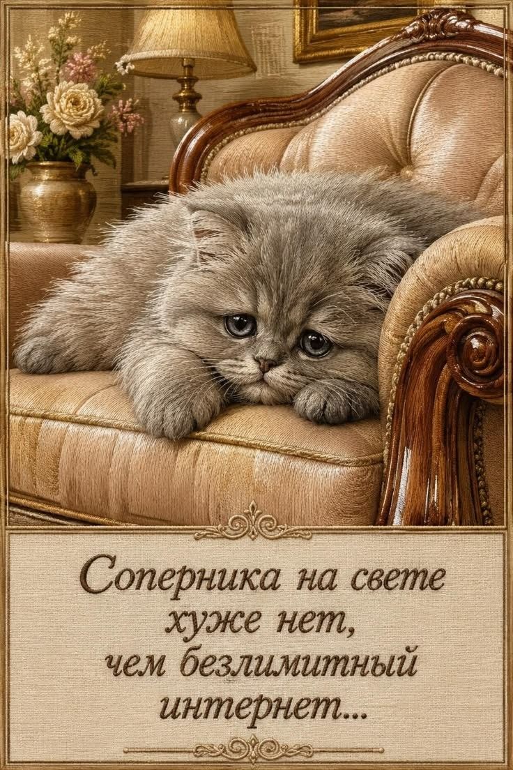 Соперника на свете хуже нет, чем безлимитный интернет...
