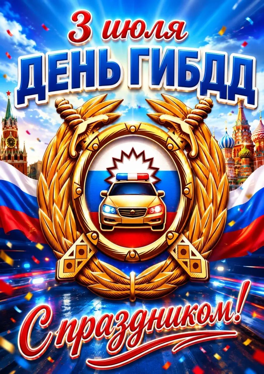 3 июля День ГИБДД С праздником!