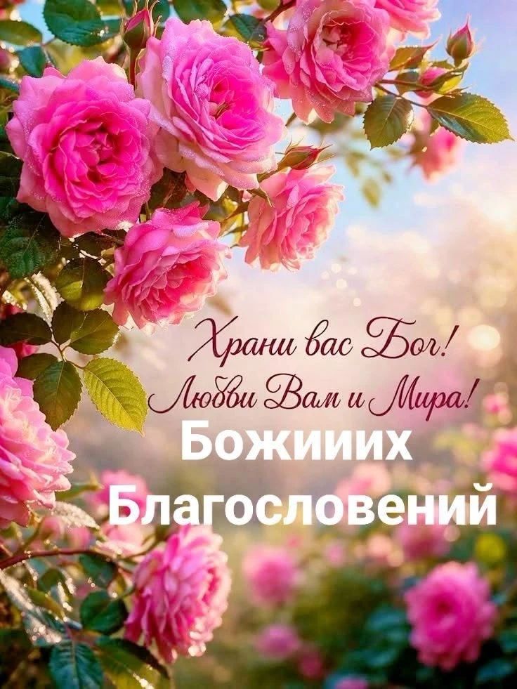 Храни вас Бог! Любви Вам и Мира! Божиих Благословений
