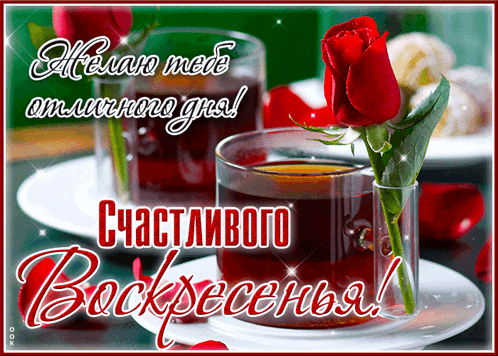 Желаю тебе отличного дня! Счастливого Воскресенья!