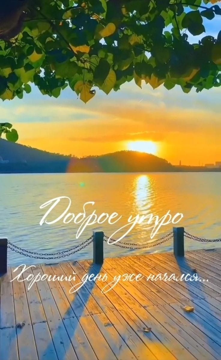 Доброе утро Хороший день уже начался...