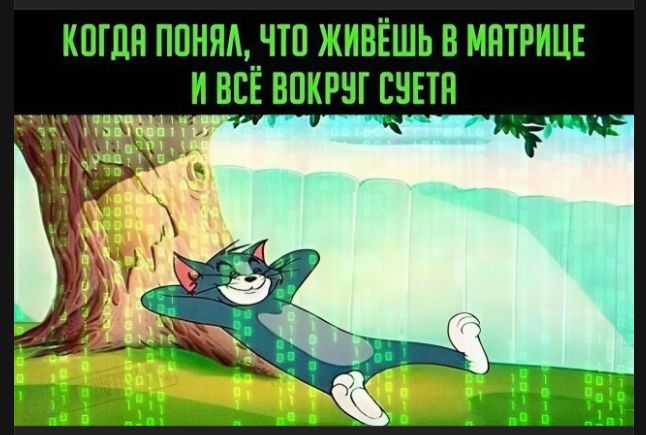 КОГДА ПОНЯЛ, ЧТО ЖИВЁШЬ В МАТРИЦЕ И ВСЁ ВОКРУГ СУЕТА
