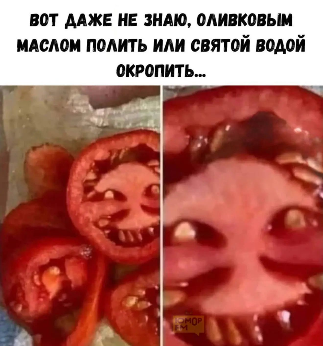 ВОТ ДАЖЕ НЕ ЗНАЮ, ОЛИВКОВЫМ МАСЛОМ ПОЛИТЬ ИЛИ СВЯТОЙ ВОДОЙ ОКРОПИТЬ...