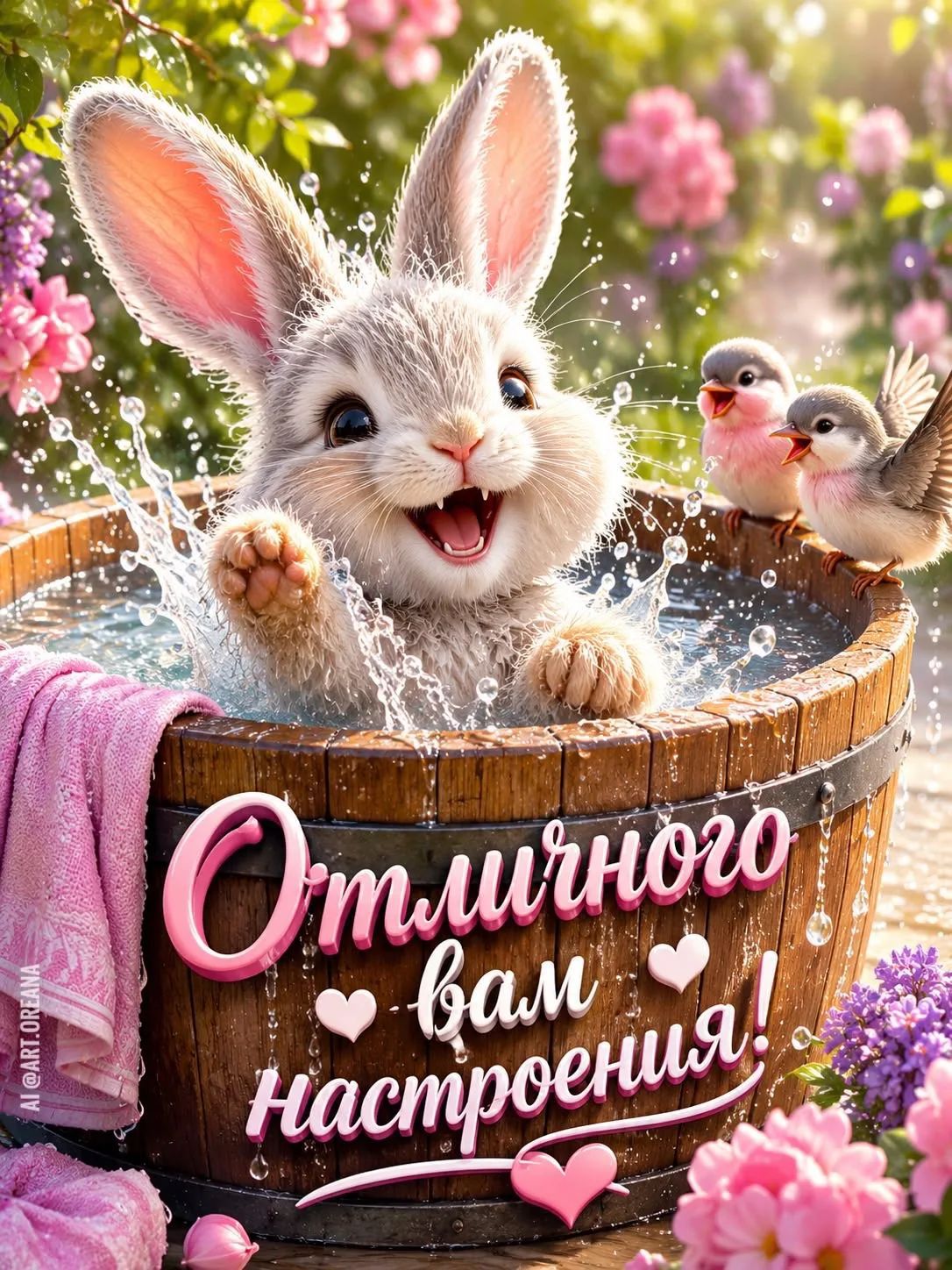 Отличного вам настроения! AI @ART.OREANA