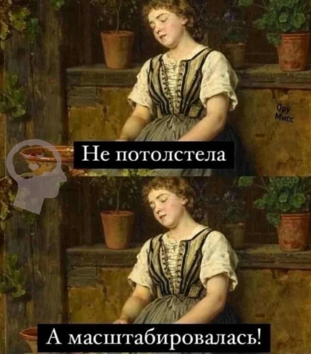 Не потолстела. А масштабировалась!